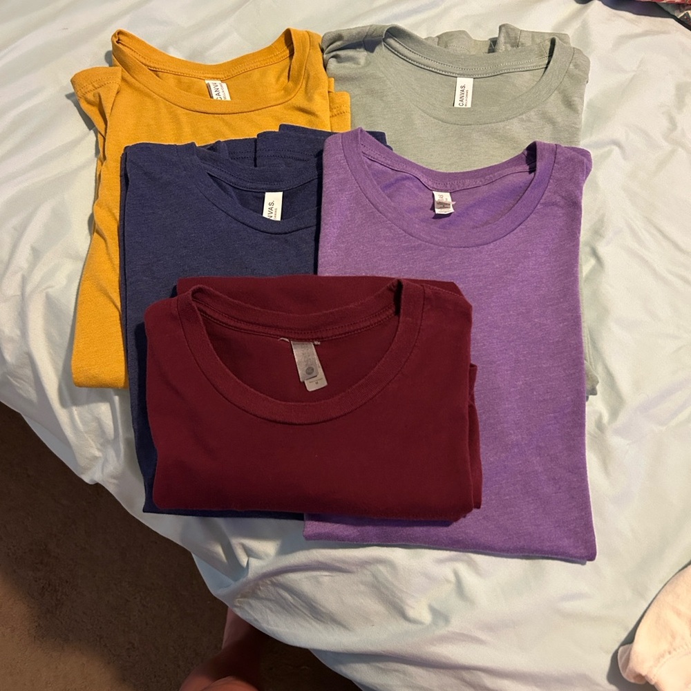 Bella Canvas Women's Rich Burgundy Short Sleeve Tee